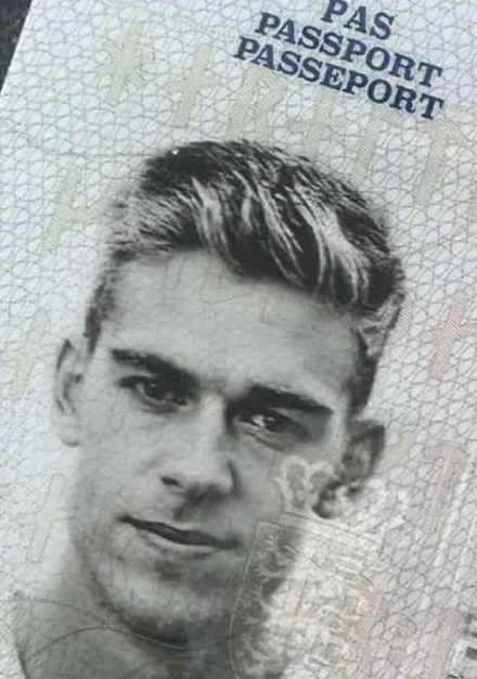 Portrættet i Thomas' danske pas – et AI-portræt fra Headshots.dk
