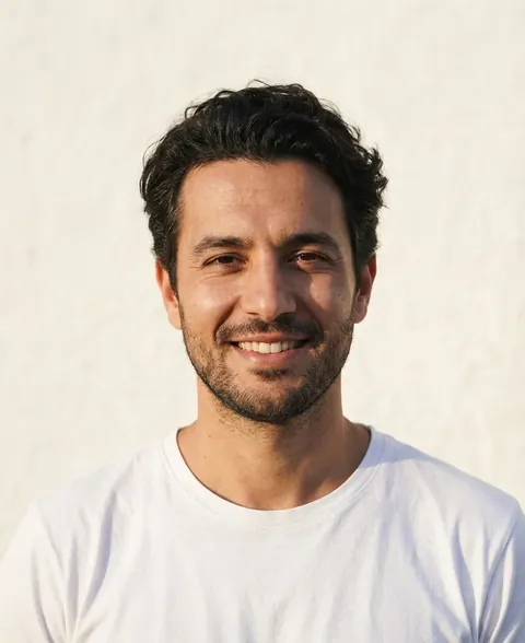 AI-genererad professionell headshot