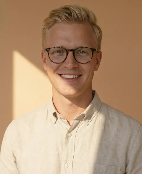 Eksempel på professionelt AI-headshot